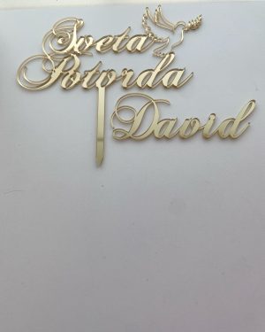 Topper Sveta Potvrda sa golubicom #2