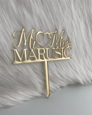 Topper - Mr&Mrs sa srcem i prezime