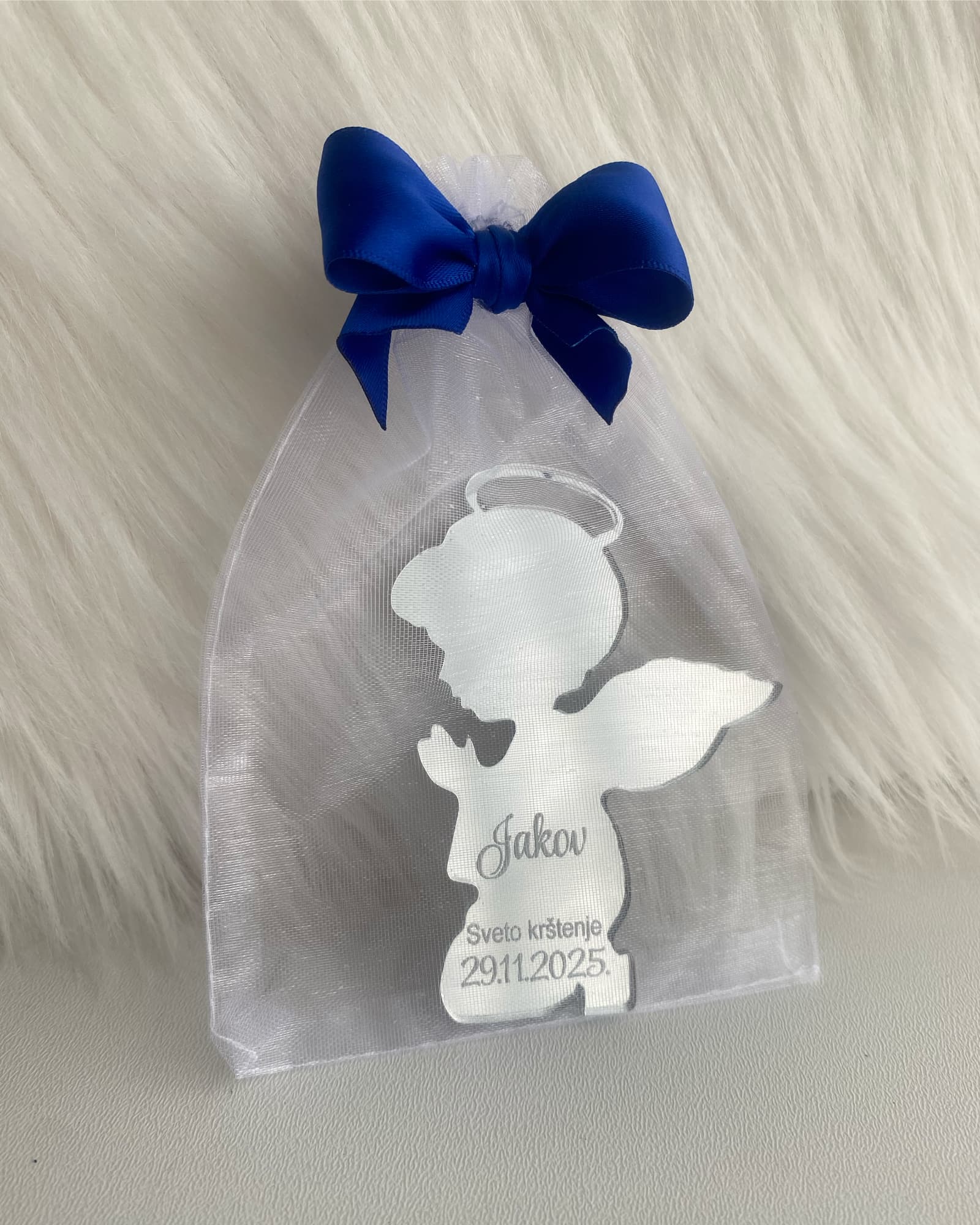 Zahvalnica magnet – satenska mašna - Image 3